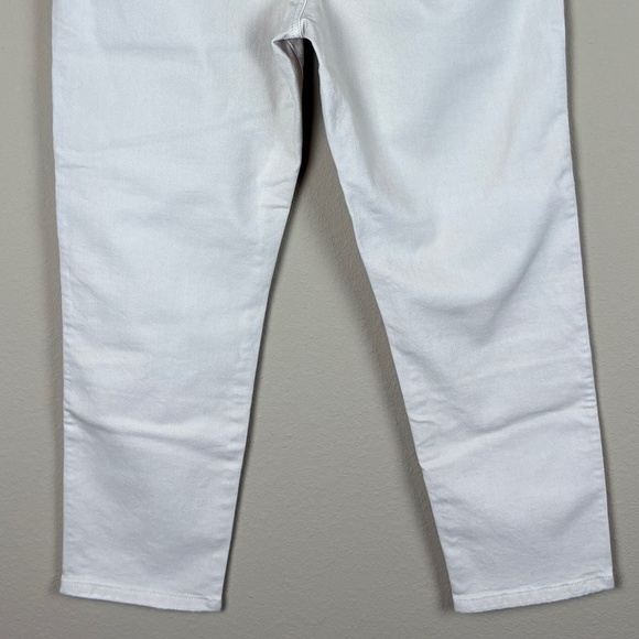 NWT Dear John Cream High Waist Crop Jeans w/ Rainbow Stripe Accent; Size 31 - Picture 8 of 11
